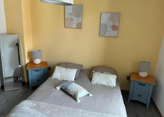 公寓 Le Petit Coin Des Oliviers 科尔马